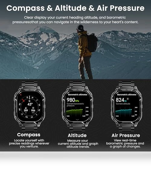 GPS Smart Watch — Smartwatches, AMAZTIM