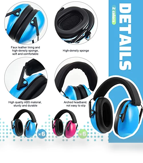 Kids Ear Protection Noise Cancelling Ear Muffs — Earpads, Amylove