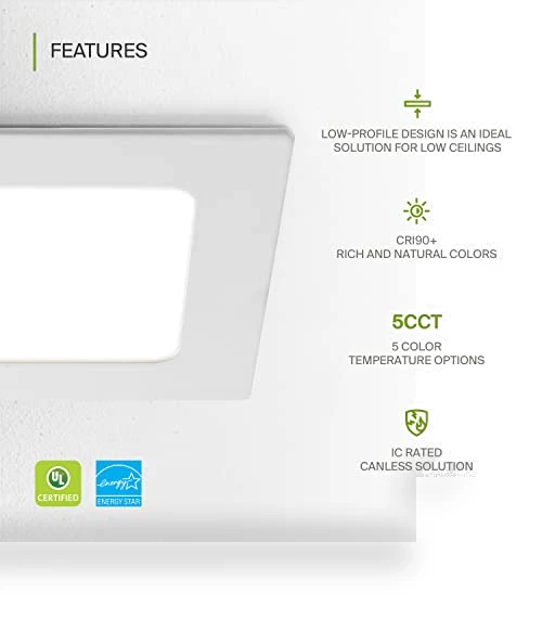 LED Square Recessed Lighting — Recessed Lighting, ASD