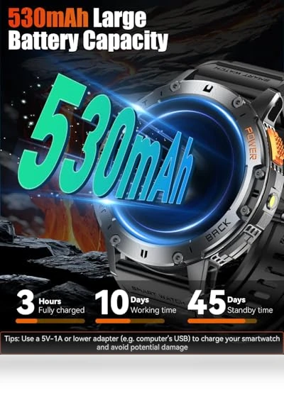 Military Smart Watch — Smartwatches, PODOEIL