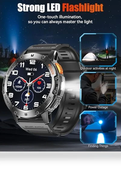 Military Smart Watch — Smartwatches, PODOEIL