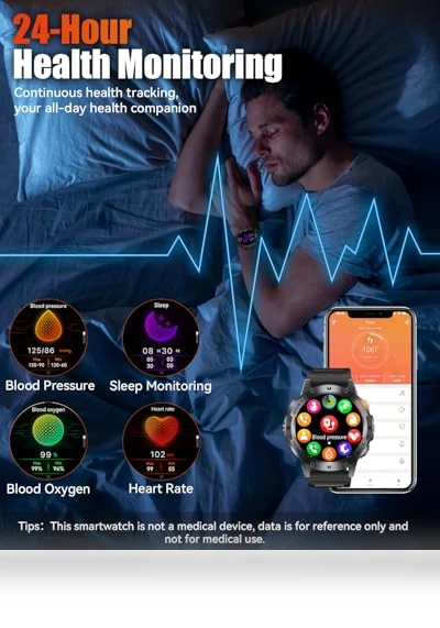 Military Smart Watch — Smartwatches, PODOEIL