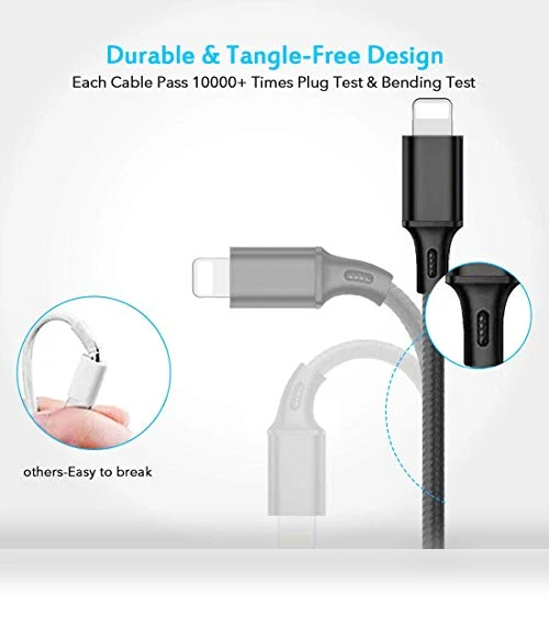 Multi USB Charging Cable 3A, 3 in 1 Fast Charger Cord Connector — Chargers, TOPWIN