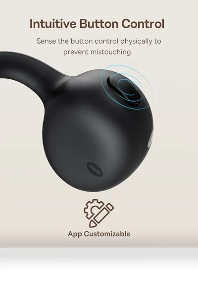 Open Ear Clip-On Earbuds — In-Ear Headphones, Baseus