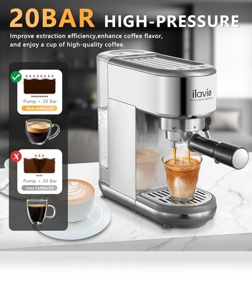 Professional Espresso Coffee Maker — Coffee & Espresso Combos, ILAVIE