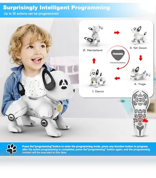Remote Control Robot Dog Toy — Interactive Animal Companions, SUPIREO