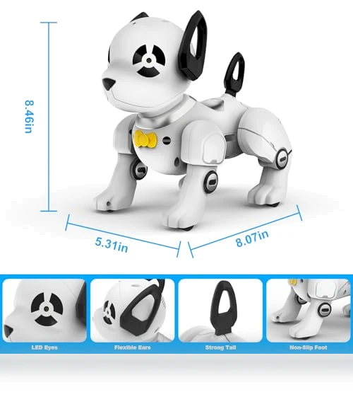 Remote Control Robot Dog Toy — Interactive Animal Companions, SUPIREO