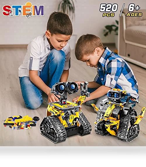 Robot Building Toys for Kids - 5 in 1 Remote & APP Controlled Building Set — Construction Kits, HOGOKIDS