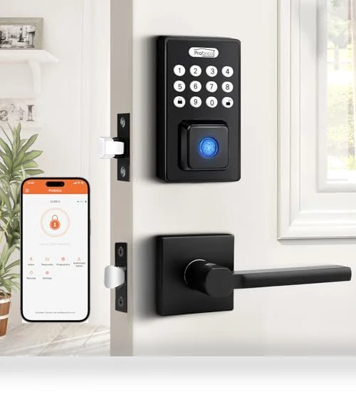 Smart Door Lock with Handle Lever — Smart Home Security, Probrico