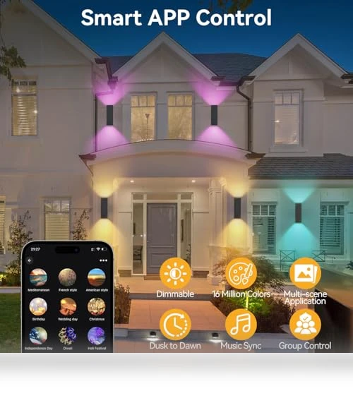 Smart Porch Lights — Outdoor Wall Lighting, Zinola