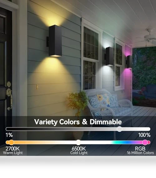 Smart Porch Lights — Outdoor Wall Lighting, Zinola