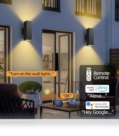 Smart Porch Lights — Outdoor Wall Lighting, Zinola