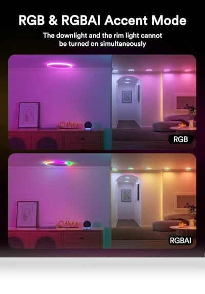 Smart Recessed Lighting with Gradient Accent and Night Ring — Recessed Lighting, Lumary