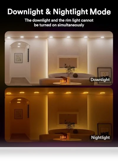 Smart Recessed Lighting with Gradient Accent and Night Ring — Recessed Lighting, Lumary