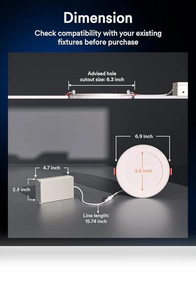 Smart Recessed Lighting with Gradient Accent and Night Ring — Recessed Lighting, Lumary