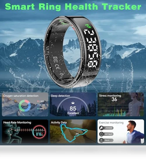 Smart Ring with LED Display Screen — Smart Rings, Shenzhen Yawell Intelligent Technology Co.,Ltd