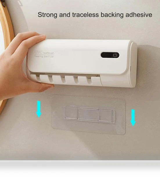 Toothbrush Holder with UV Sterilization — Toothbrush Holders, Household Good
