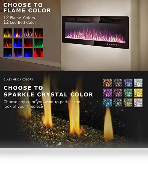 Ultra-Thin Electric Fireplace — Electric Heating Solutions, VITESSE