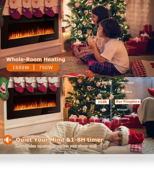 Ultra-Thin Electric Fireplace — Electric Heating Solutions, VITESSE