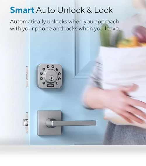 WiFi Smart Lock with Door Sensor — Smart Home Security, ULTRALOQ