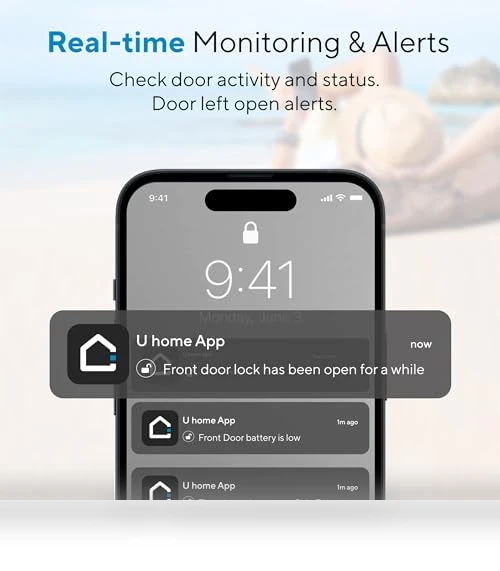 WiFi Smart Lock with Door Sensor — Smart Home Security, ULTRALOQ