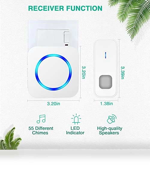 Wireless Doorbell — Smart Home Security, SURFOU