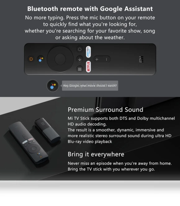 Android TV Stick — Streaming Devices, Xiaomi