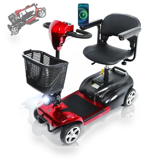 Foldable Electric Scooter for Seniors — Push Scooters, Hubbfq