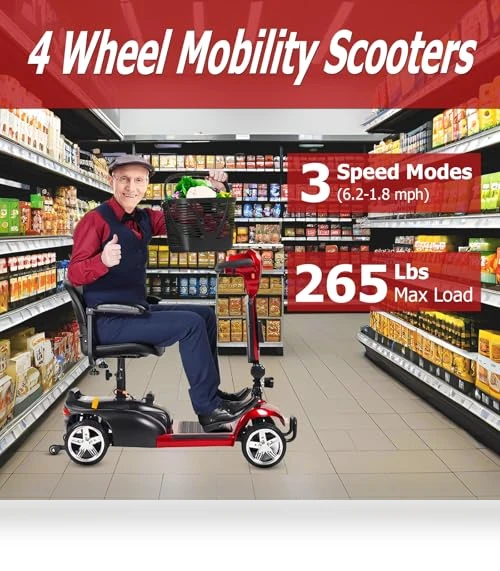 Foldable Electric Scooter for Seniors — Push Scooters, Hubbfq