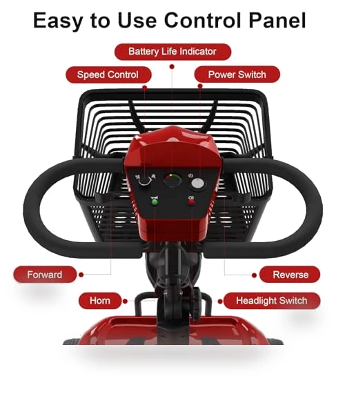 Foldable Electric Scooter for Seniors — Push Scooters, Hubbfq