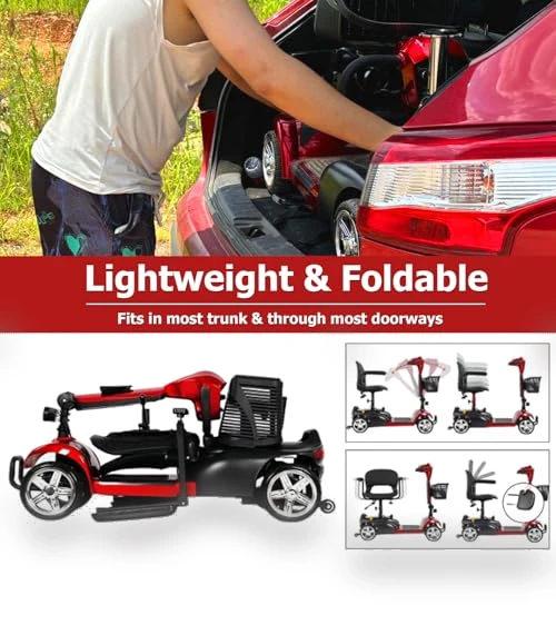 Foldable Electric Scooter for Seniors — Push Scooters, Hubbfq