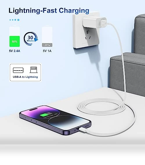 MFi Certified Lightning to USB Cable — Lightning, Apple