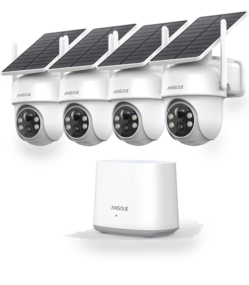 Wireless Outdoor Security Camera System — Security Cameras, ANSQUE