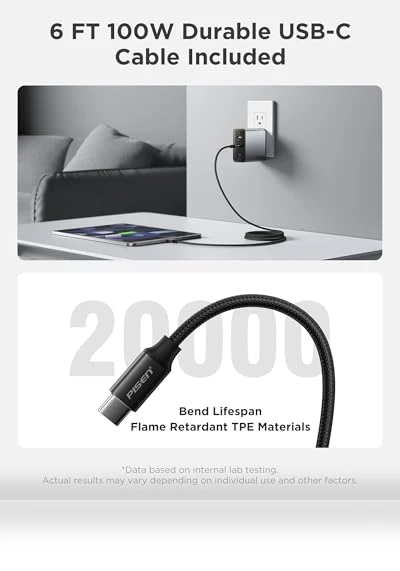 100W USB C Charger — Chargers, Pisen