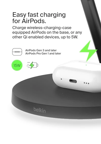 3-in-1 Wireless Charging Station — Chargers, Belkin