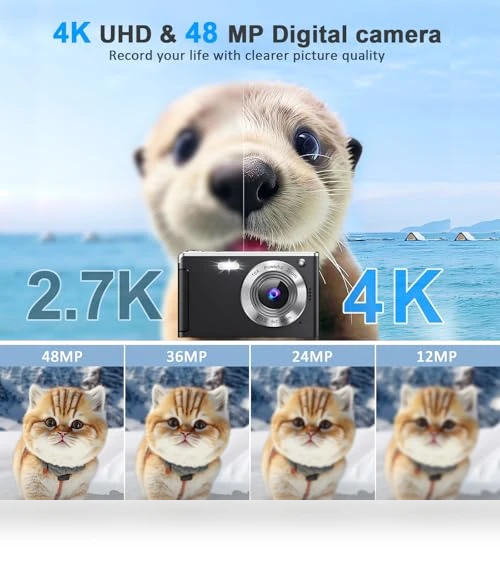 4K Digital Camera with Autofocus — Mirrorless Cameras, Rovemre