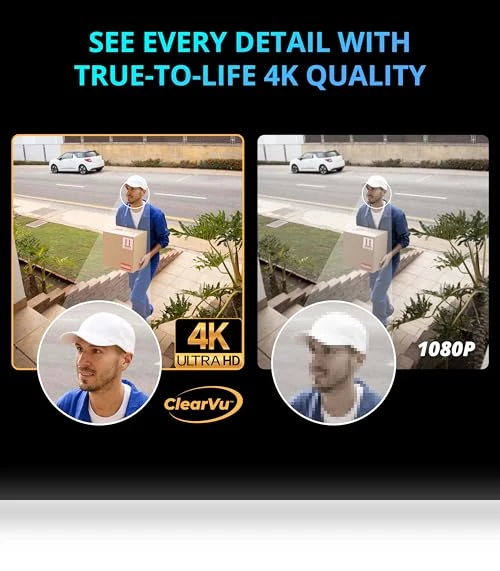 AI Powered Sentinel 4K Wired Security Camera System — Outdoor Security Cameras, Defender
