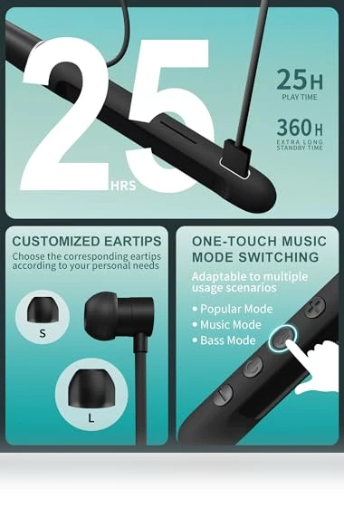 Air Tube Bluetooth Headphones — In-Ear Headphones, cwuiga