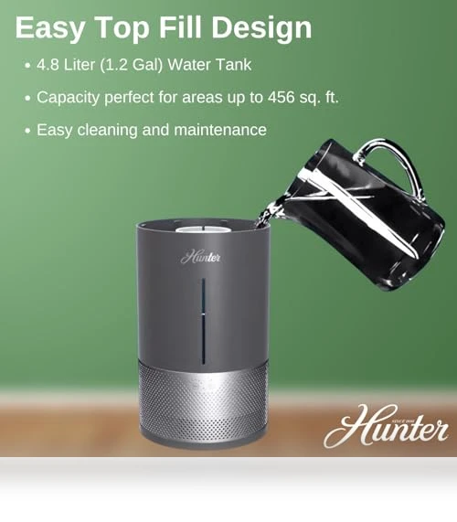 Aspire 4.8L Evaporative Humidifier — Air Moisturizers, Hunter