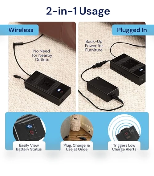 Big Battery Pack for Reclining Furniture — Batteries, The Blue Cactus Company