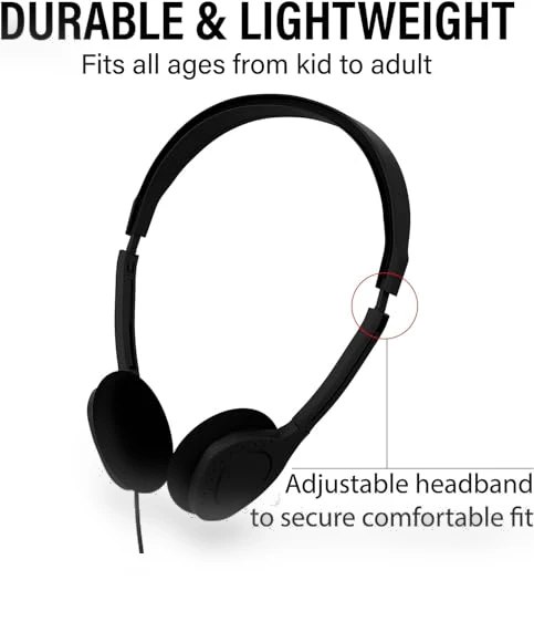 Bulk Classroom Student Headphones — In-Ear Headphones, Maeline