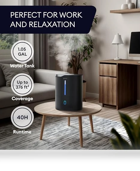Cool Mist Air Humidifier — Air Moisturizers, GENIANI