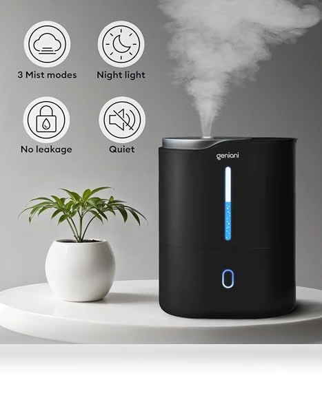 Cool Mist Air Humidifier — Air Moisturizers, GENIANI