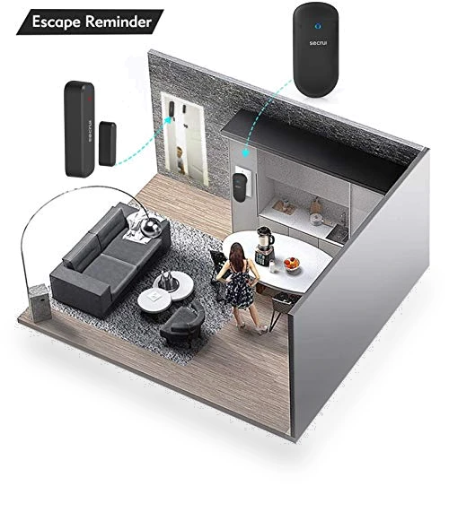 Door Chime with Adjustable Volume — Kits, SECRUI