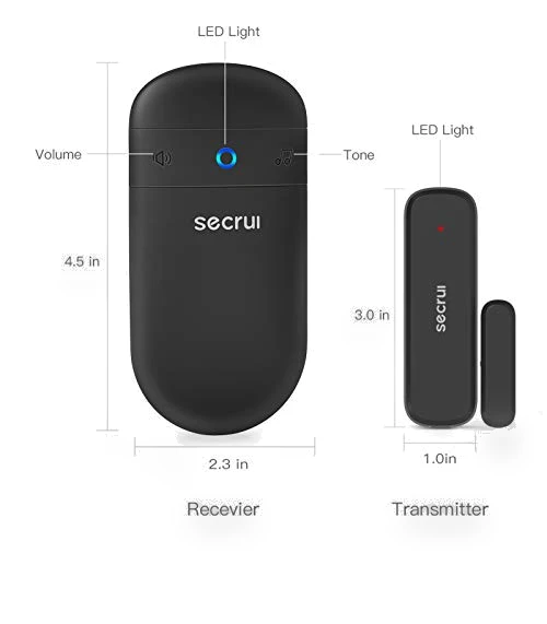 Door Chime with Adjustable Volume — Kits, SECRUI