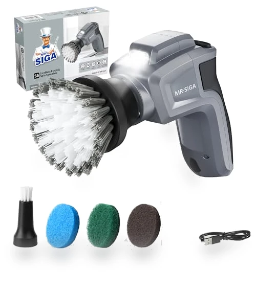 Electric Spin Scrubber — Brushes, MR.SIGA