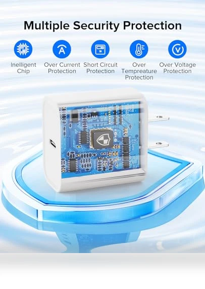 Fast Charging Wall Charger with Cable — Chargers, Qntry