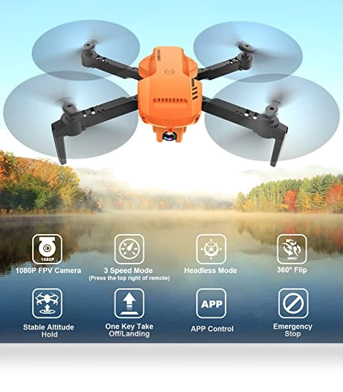 FPV Foldable Drone with 1080P HD Camera — Drones, RADCLO