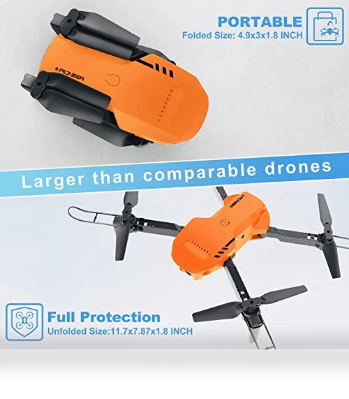 FPV Foldable Drone with 1080P HD Camera — Drones, RADCLO
