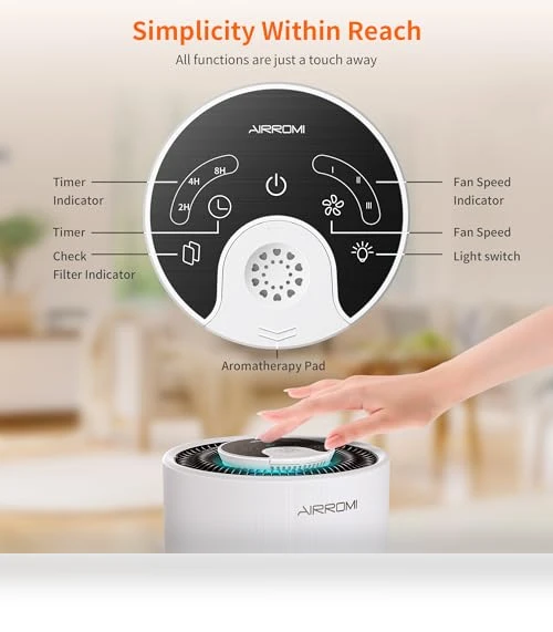 HEPA Air Purifier — Activated Carbon Air Purifiers, AIRROMI